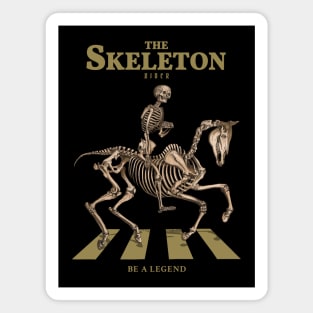 Vintage Rider The Skeleton Magnet